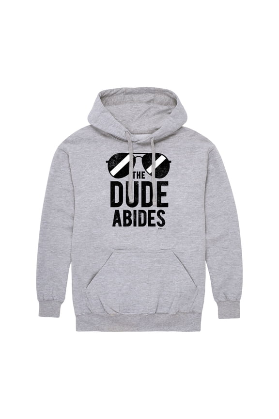 - The Dude Abides - Men's Pullover Hooded Fleece Sweatshirt