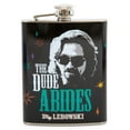 thumbnail image 1 of The Big Lebowski "The Dude Abides" Stainless Steel Flask | Holds 7 Ounces, 1 of 8