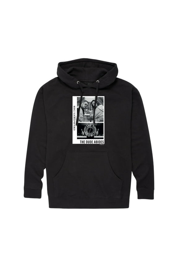 - The Dude Abides; Time To Bowl - Men's Pullover Hooded Fleece Sweatshirt