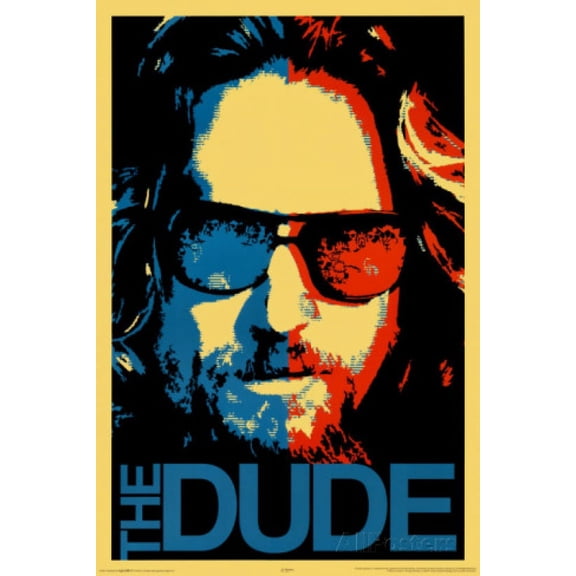 The Big Lebowski The Dude Laminated Poster (24 X 36)