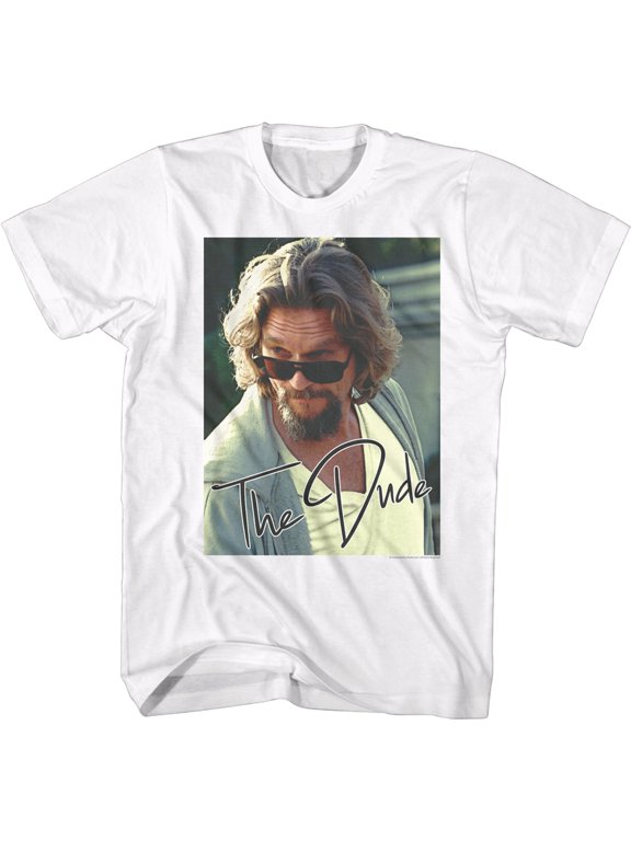 The Big Lebowski The Dude White Adult T-Shirt