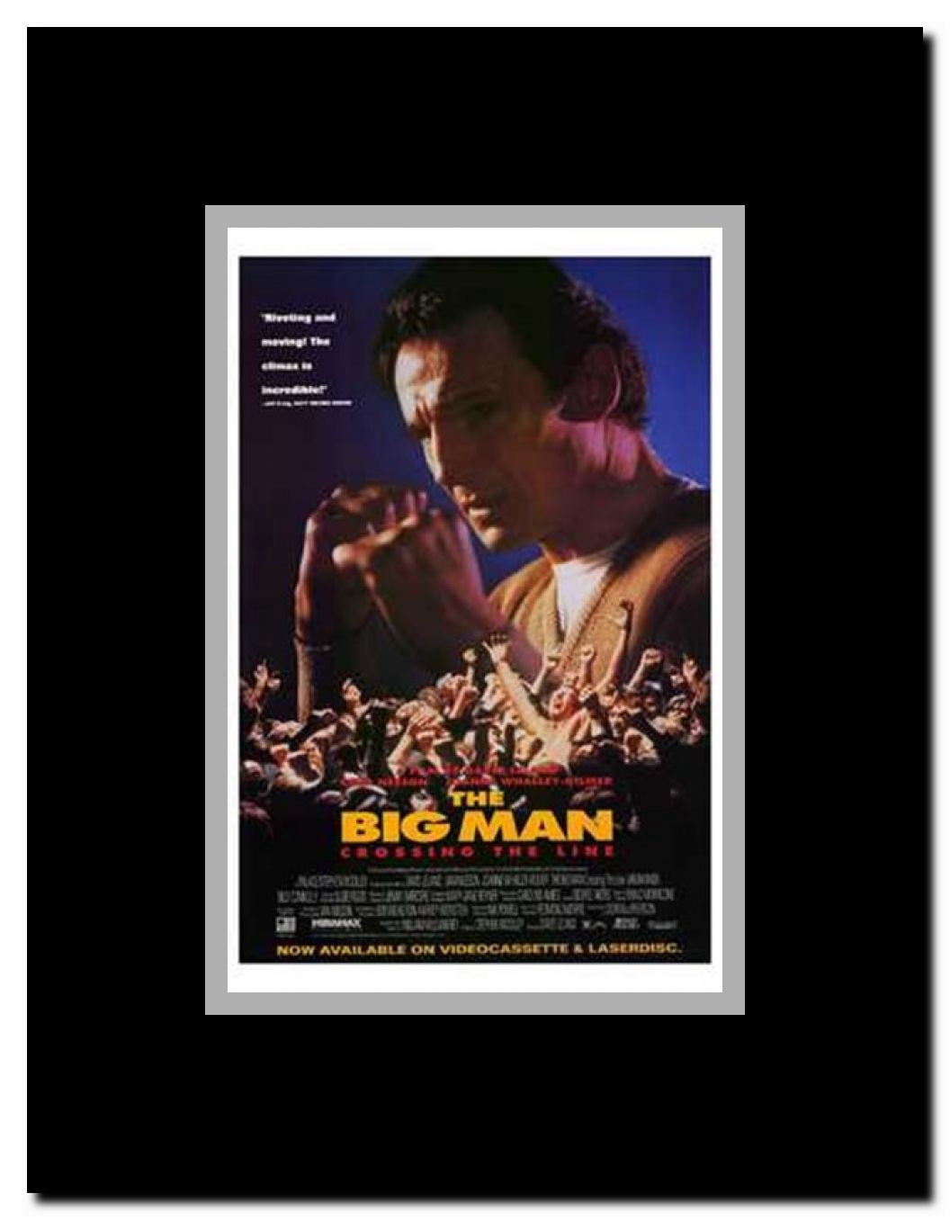 The Big Man: Crossing the Line Framed Movie Poster