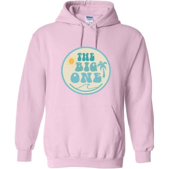 The Big One First Birthday Tropical Theme Luau Party Graphic Hoodie
