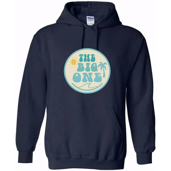 The Big One First Birthday Tropical Theme Luau Party Graphic Hoodie