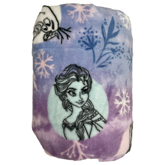 The Big One Frozen Anna & Elsa Sisters Oversize Microplush Throw Blanket 5' x 6'