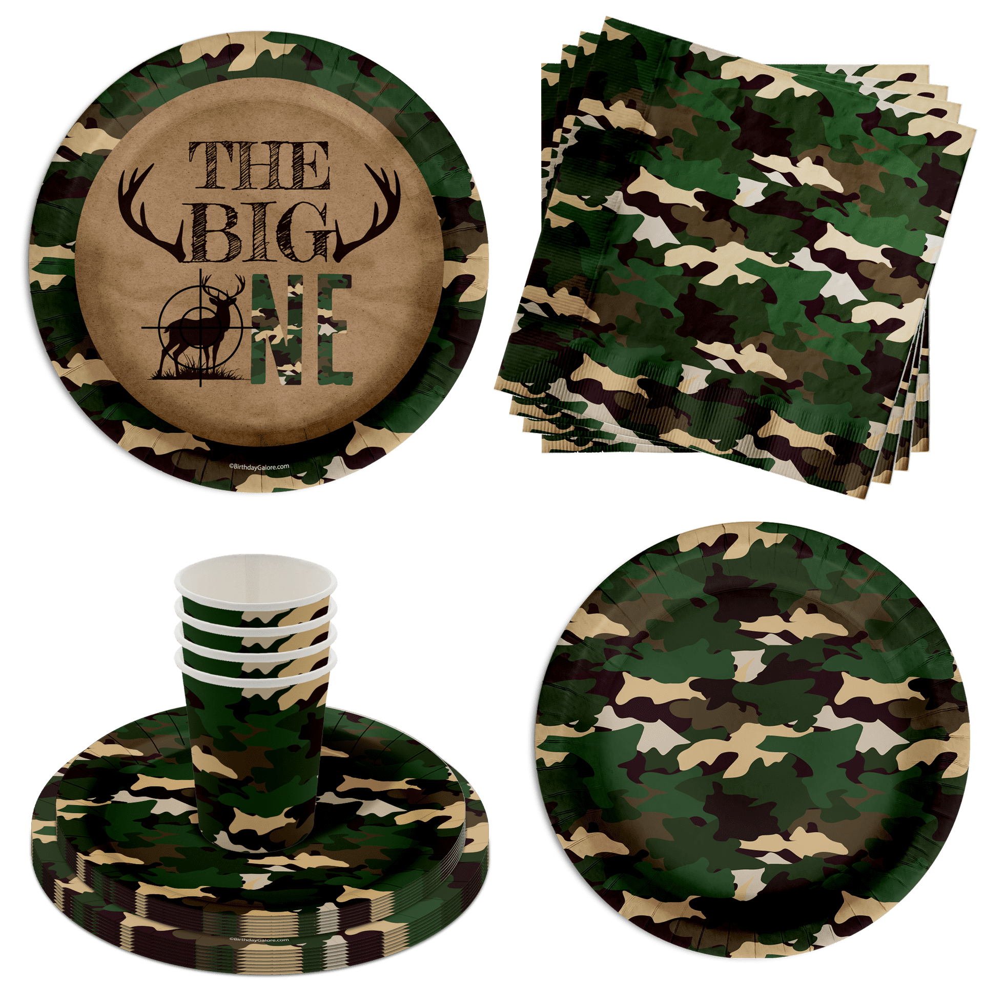 Hunting Camo Foil Balloon - 18 Inch Camouflage Party Decoration
