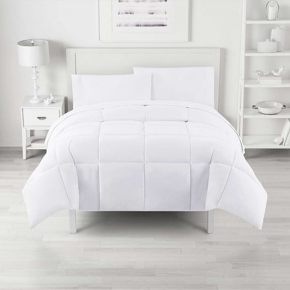The Big One Microfiber Down-Alternative Reversible Comforter - White