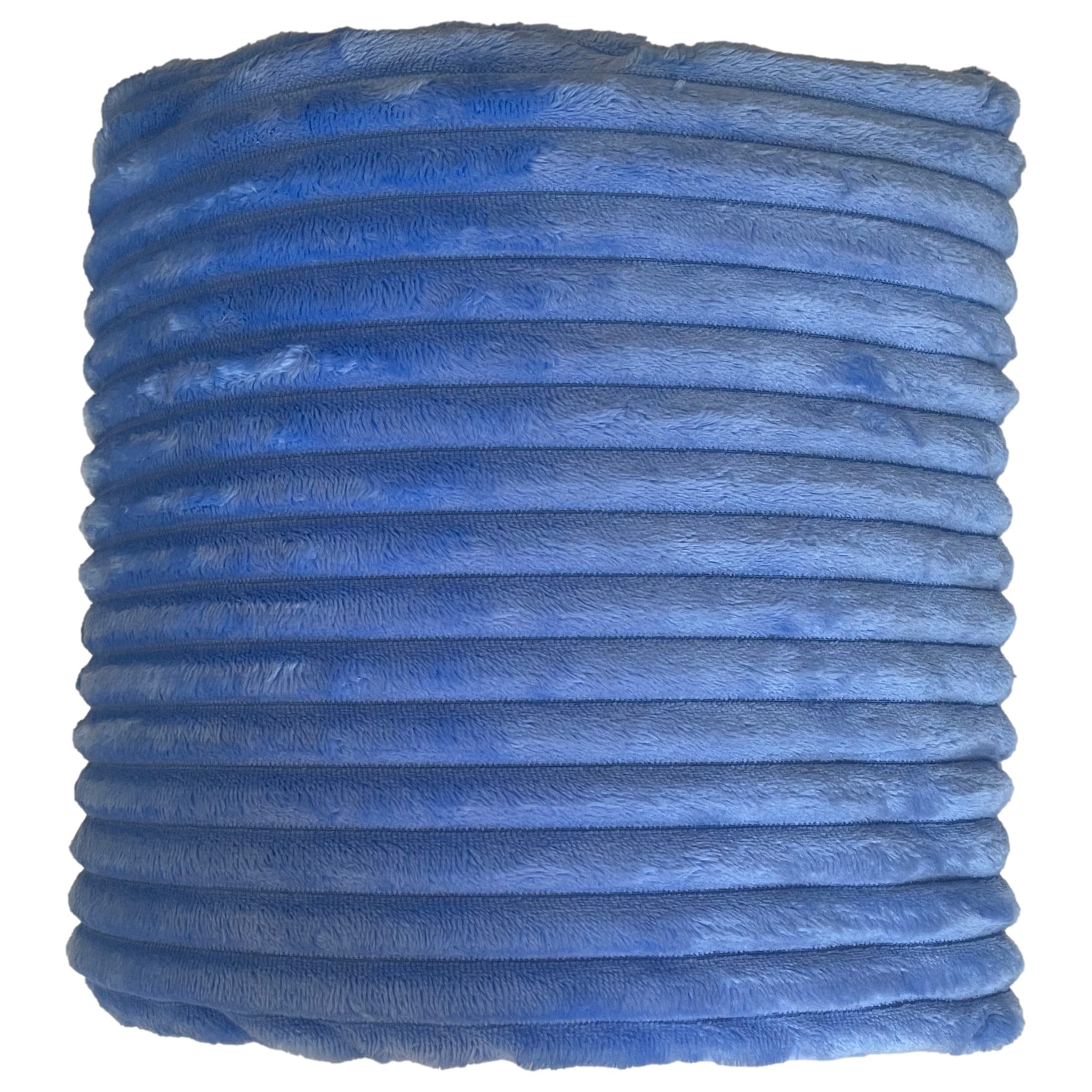 The Big One Oversized Blue Ribbed Microplush Throw Blanket - 5ft x 6ft ...