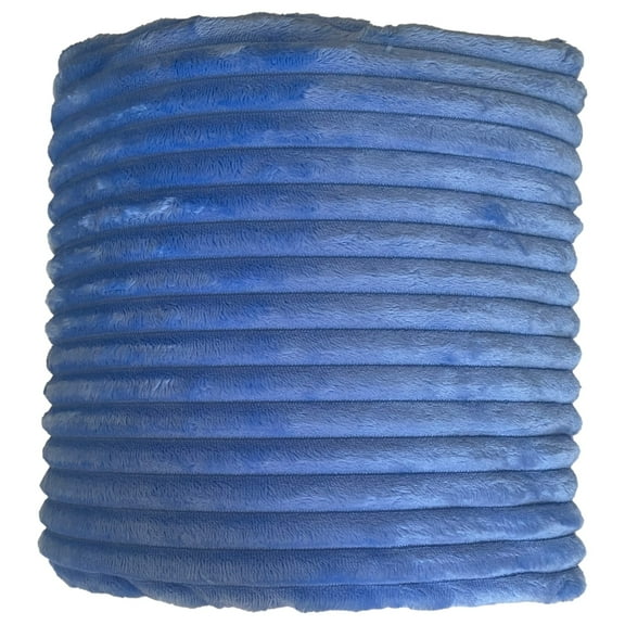 The Big One Oversized Blue Ribbed Microplush Throw Blanket - 5ft x 6ft