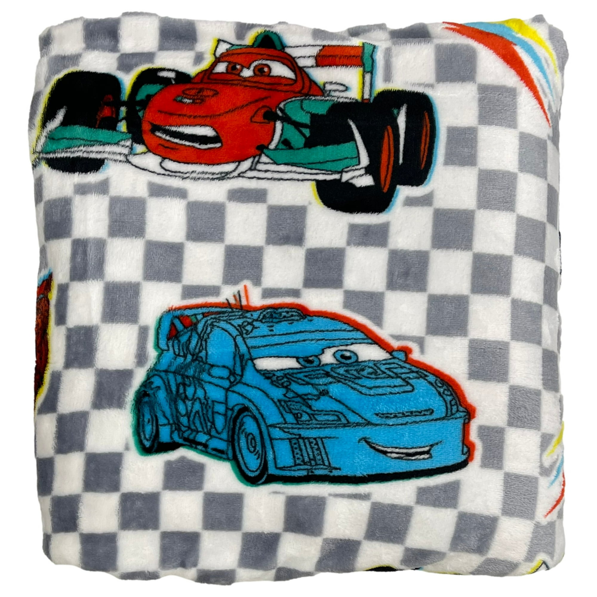 The Big One Oversized Disney Cars Microplush Throw Blanket, 5' x 6'  Lightning McQ - Walmart.com