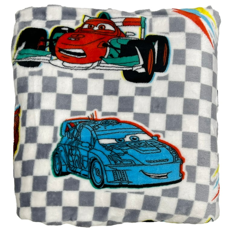 The Big One Oversized Disney Cars Microplush Throw Blanket 5 x 6 Lightning McQ