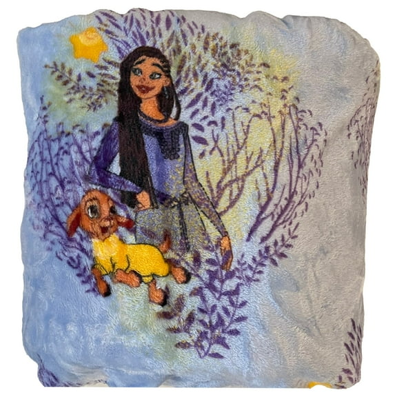 The Big One Oversized Disney Wish Asha & Goat Pal Microplush Throw Blanket 5'x6'