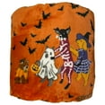 thumbnail image 1 of The Big One Oversized Plush Cute Halloween Dogs Throw Blanket - 5'x6' Orange, 1 of 3