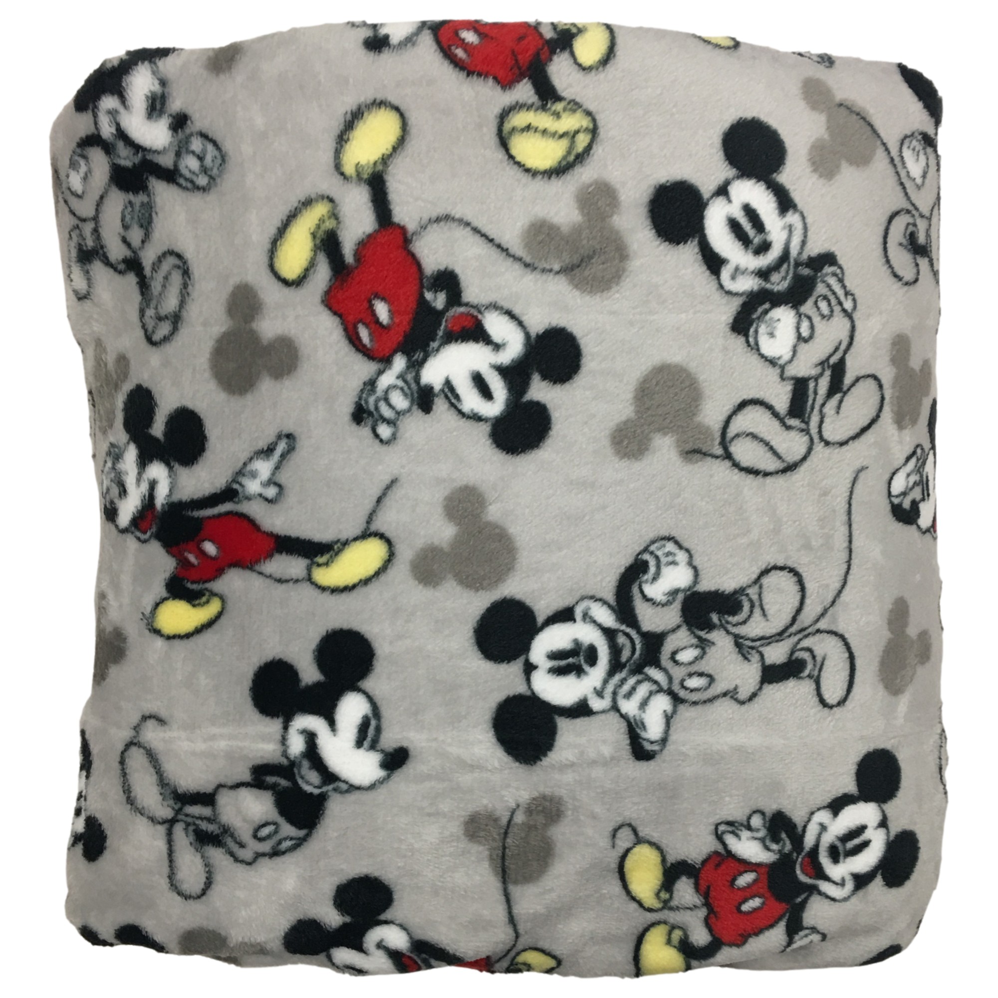 The Big One Oversized Plush Mickey Mouse Microplush Throw Blanket 5ft x 6 ft Walmart