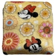 thumbnail image 1 of The Big One Oversized Plush Minnie Mouse Yellow Flower Throw Blanket, 5ft x 6 ft, 1 of 2
