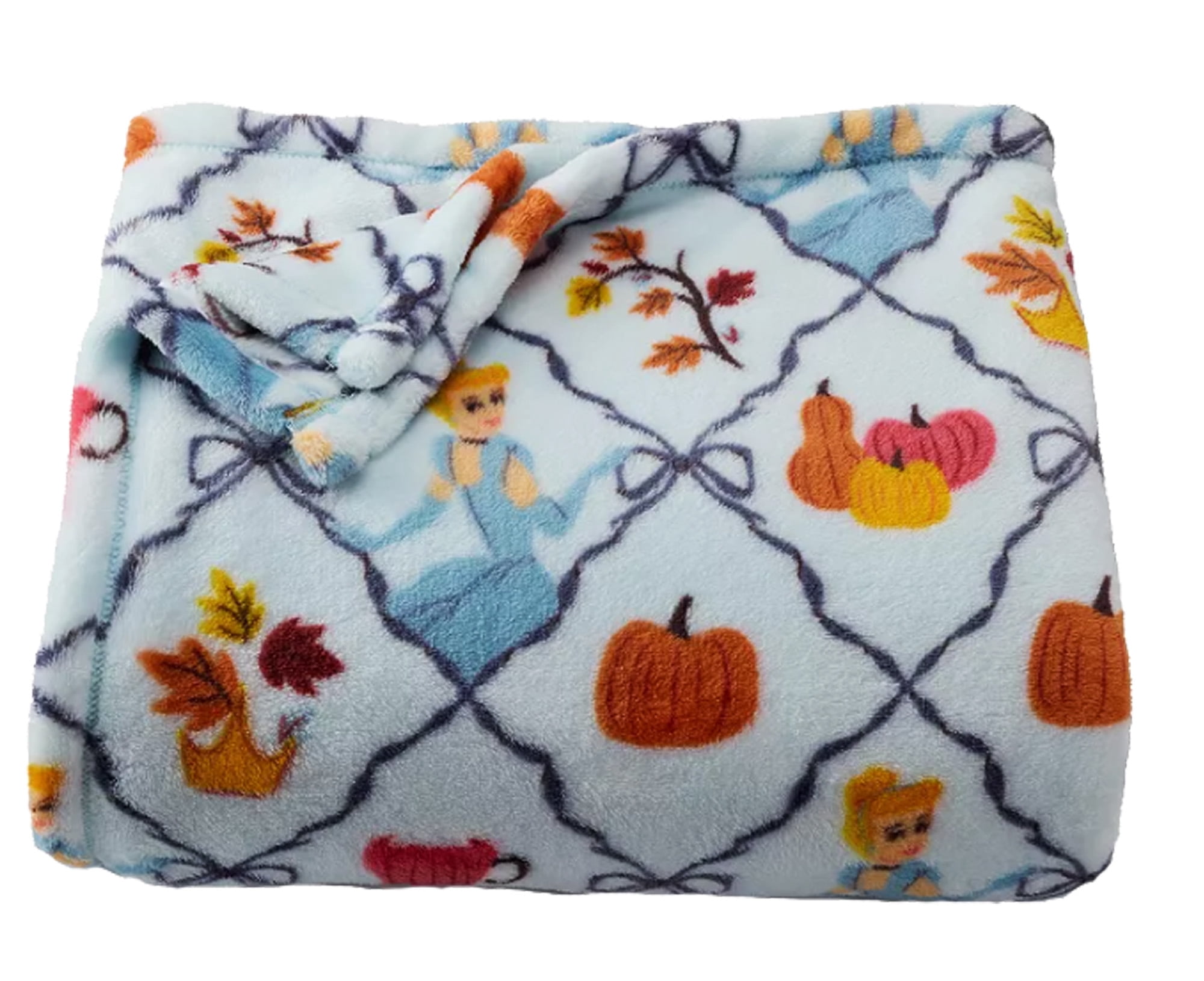 The Big One Oversized Plush Throw Blanket Fall Leaves Princess ...
