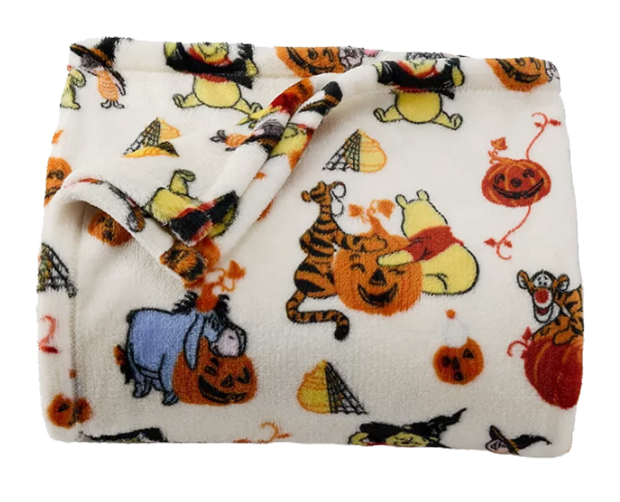 Big One Oversized Plush Winnie the Pooh Halloween Throw Blanket, 5'x6'