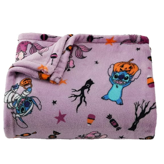 The Big One Oversized Plush Throw Blanket Halloween Stitch Extraterrestrial 60" x 72" Child