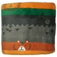 thumbnail image 1 of The Big One Oversized Plush Throw Blanket Orange Wild Animal Stripe - 5ft x 6ft, 1 of 2