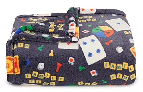 The Big One Oversized Supersoft Plush Throw (Game Night)