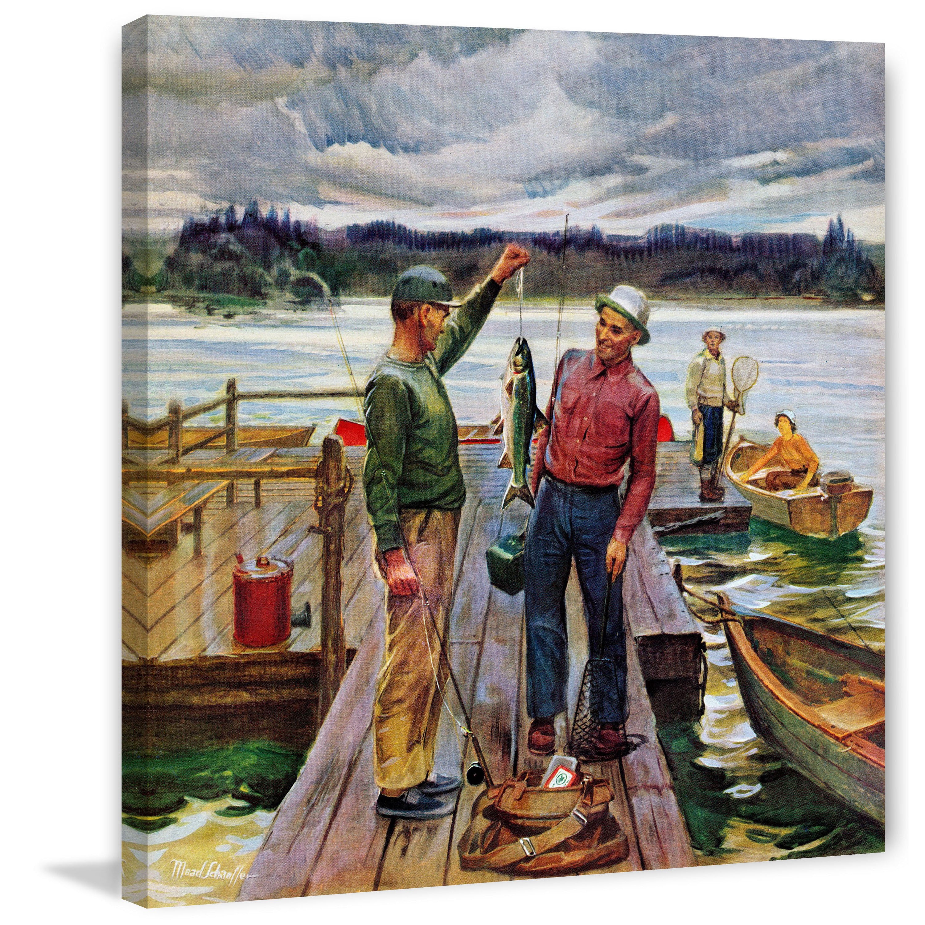 "The Big One" Painting Print on Wrapped Canvas