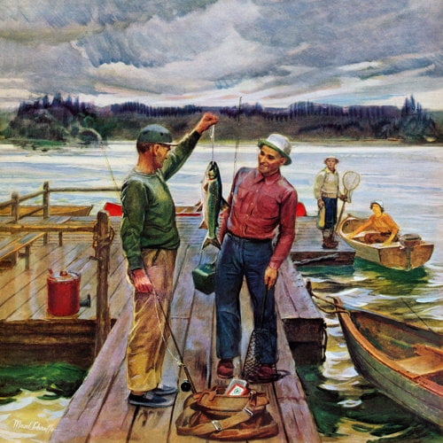"The Big One" Painting Print on Wrapped Canvas