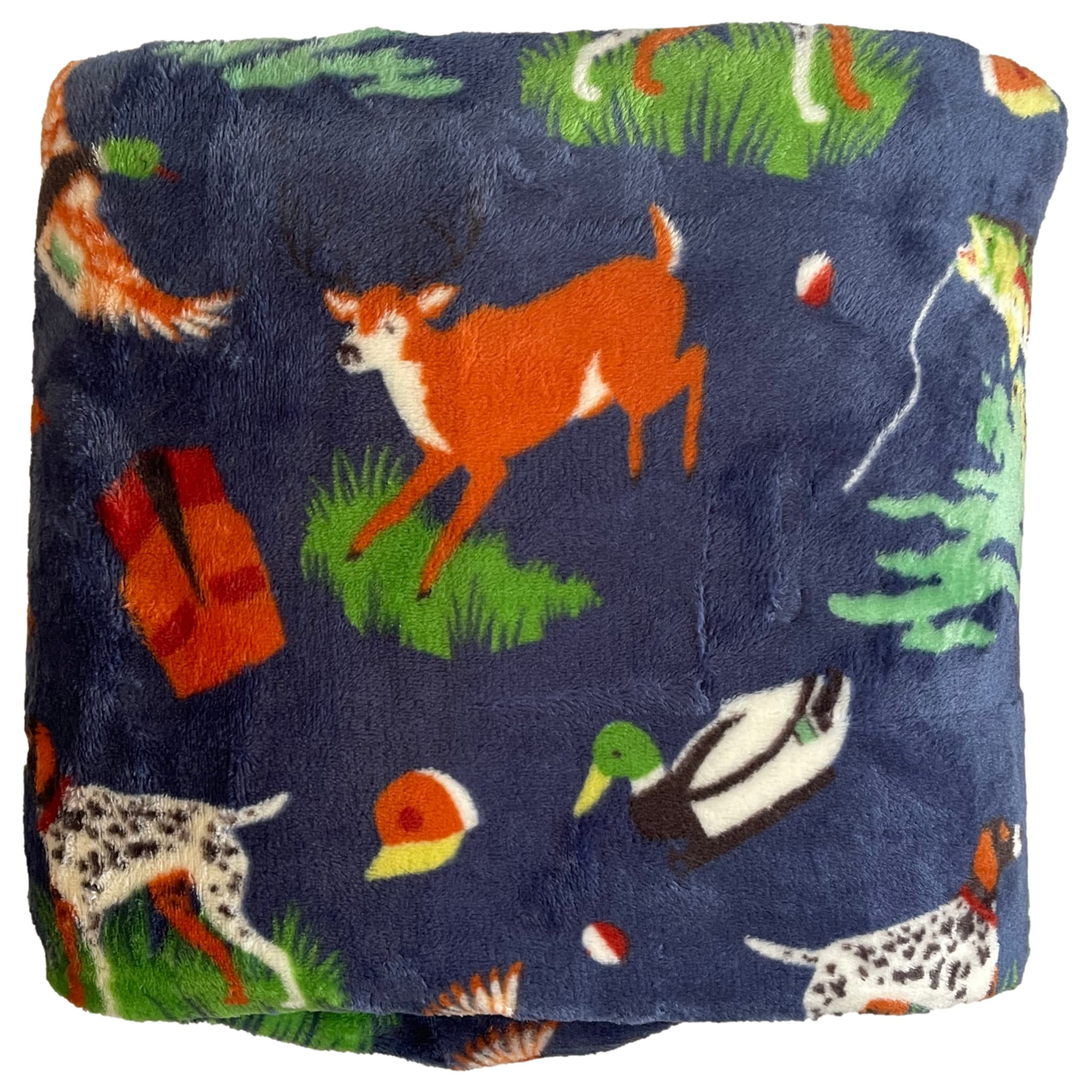 Erosebridal Fish Sherpa Throw Blanket - Colorful Fishing Theme, 50x60 Inches, Double-Sided Plush - View #13
