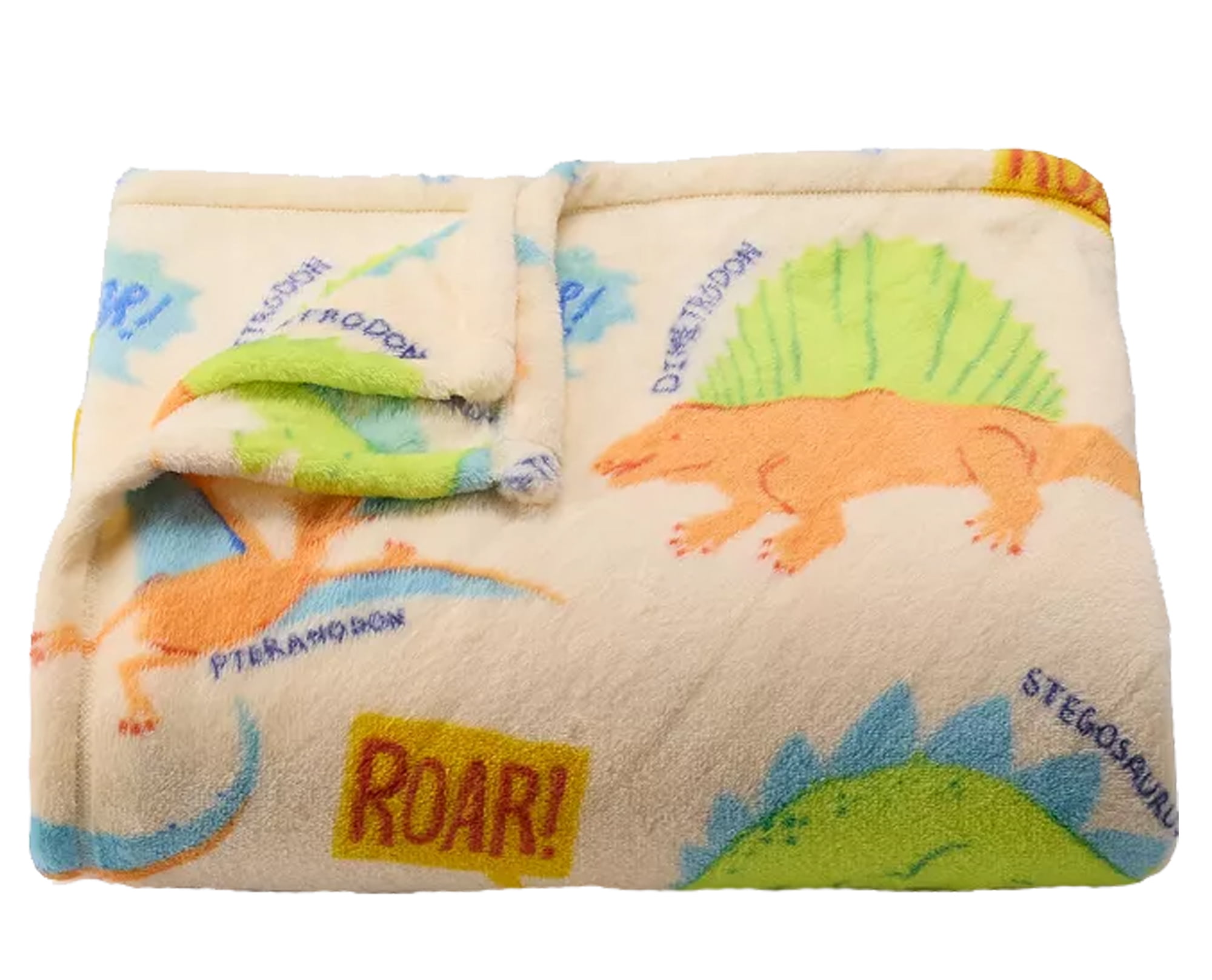The Big One Plush Throw Blanket Dinosaur Multi Color Super Soft Polyester 60 x 72 Walmart