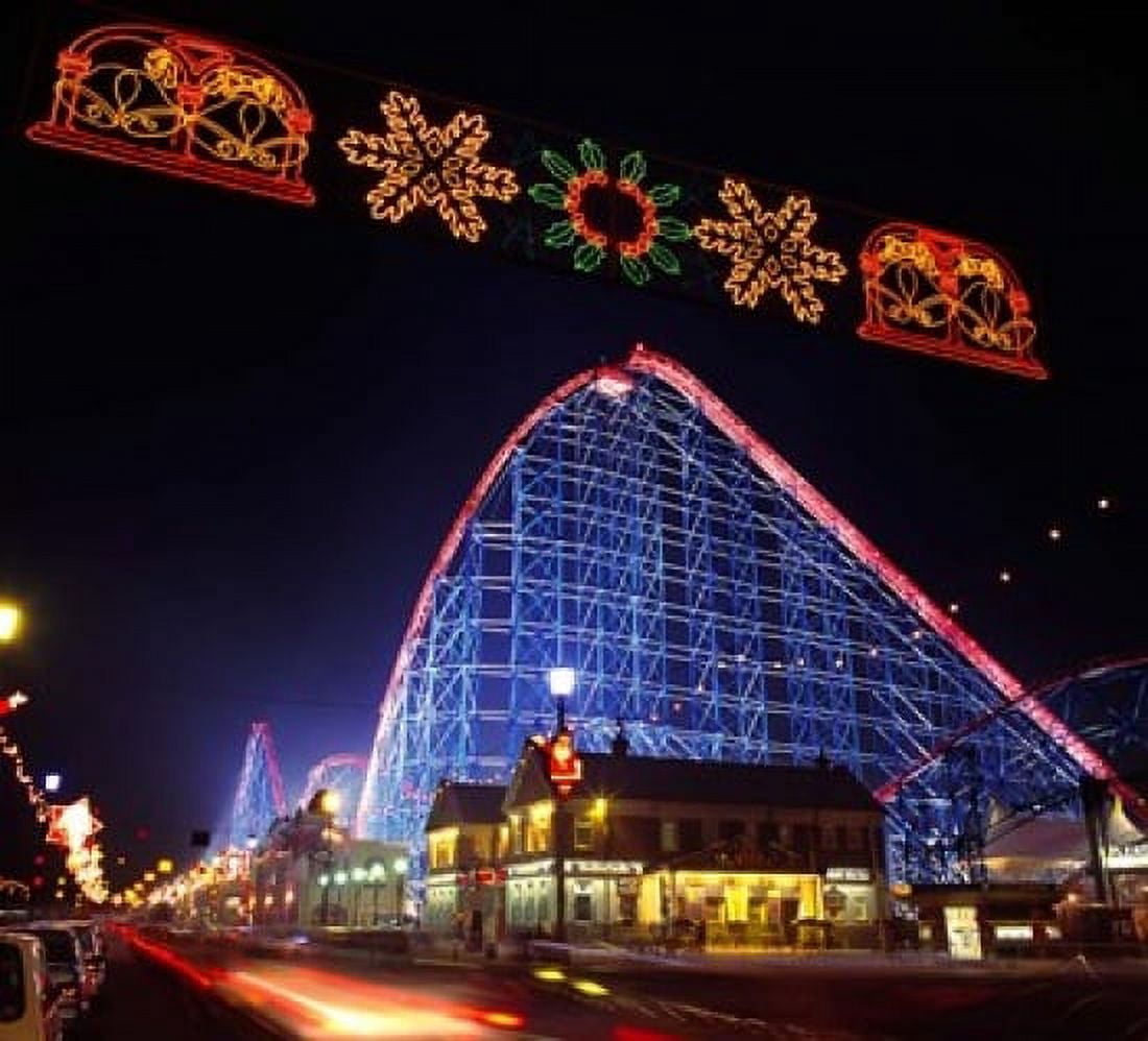 The Big One Roller Coaster Blackpool Lancashire England Canvas Art - Paul Thompson DanitaDelimont (20 x 18)
