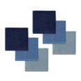 thumbnail image 1 of The Big One Solid 6-Pack Washcloths - Blue, 1 of 5
