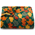 thumbnail image 1 of The Big One Throw Blanket Plush Super Soft Warm Cozy Oversized 60 x 72 inch, Autumn Leaves, 1 of 7