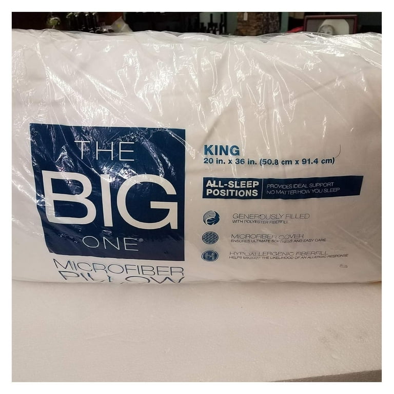The Big OneMicrofiber Pillow King Walmart