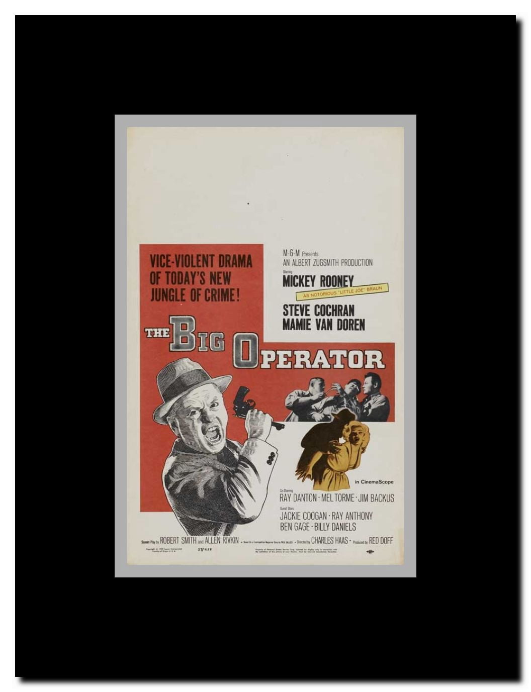 The Big Operator Framed Movie Poster