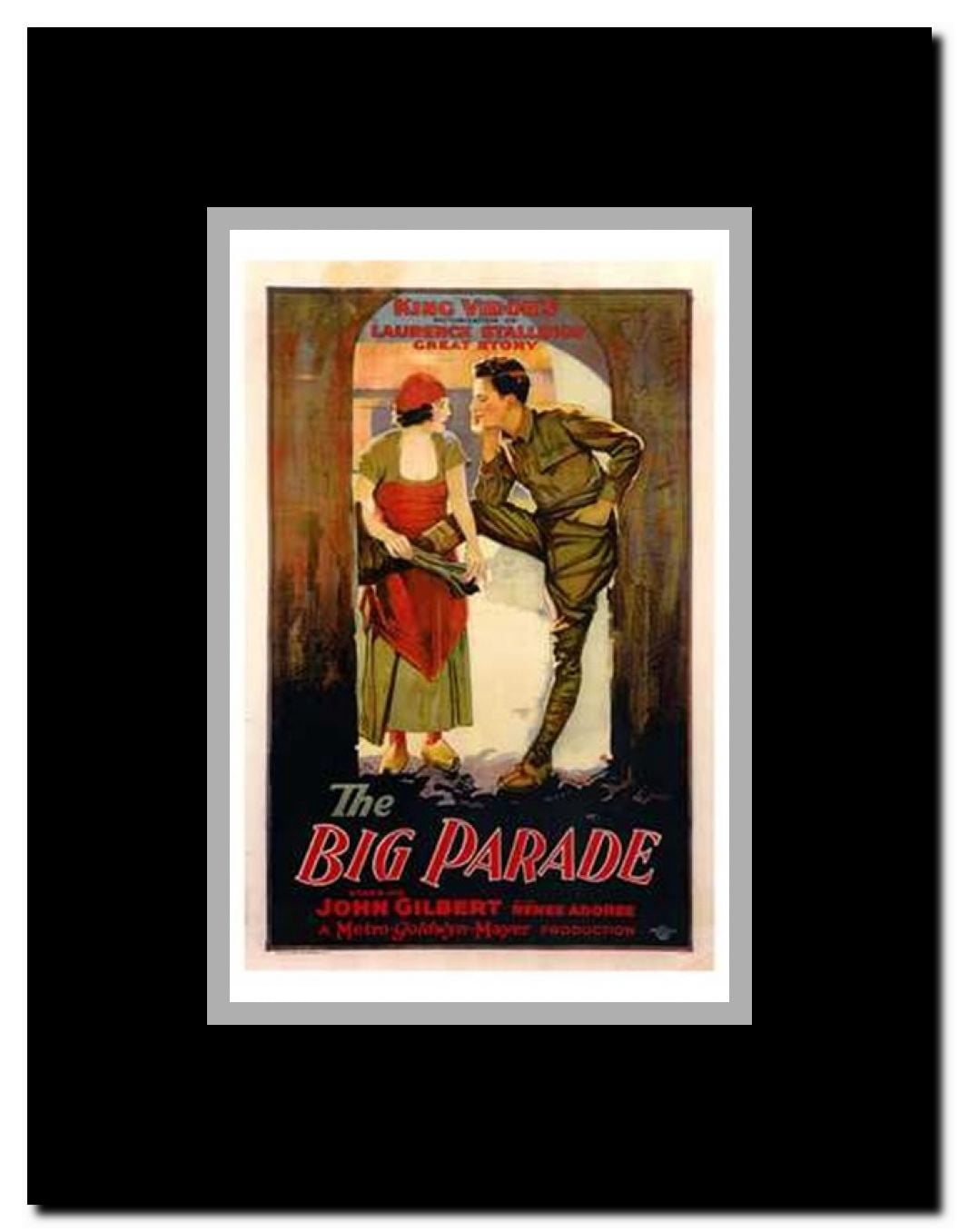 The Big Parade Framed Movie Poster