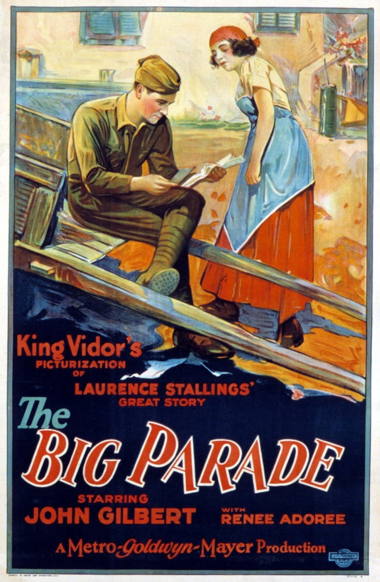 The Big Parade U Canvas Art - (11 x 17)