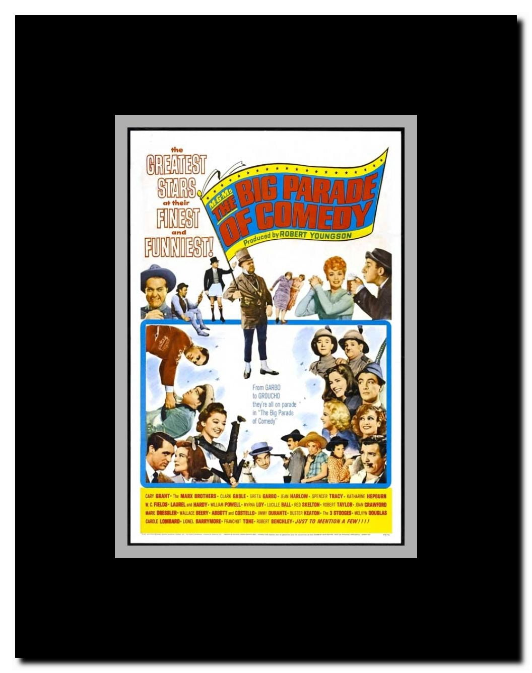 The Big Parade of Comedy Framed Movie Poster