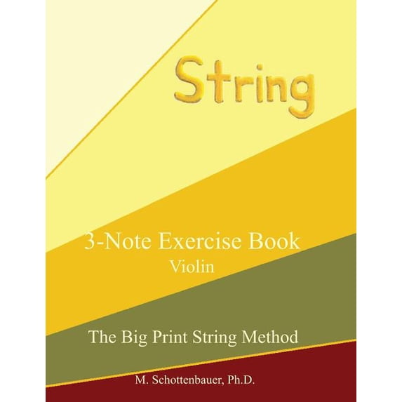3-Note Exercise Book: Violin