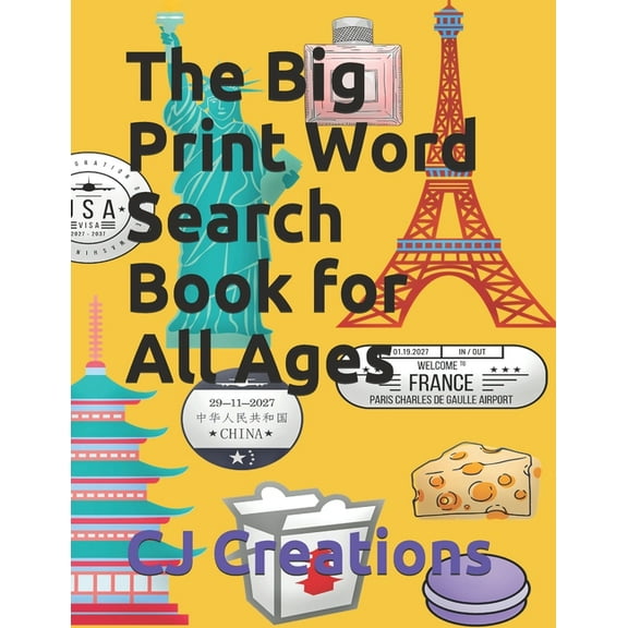 The Big Print Word Search Book for All Ages (Paperback)