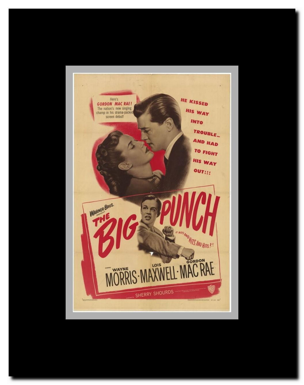 The Big Punch Framed Movie Poster