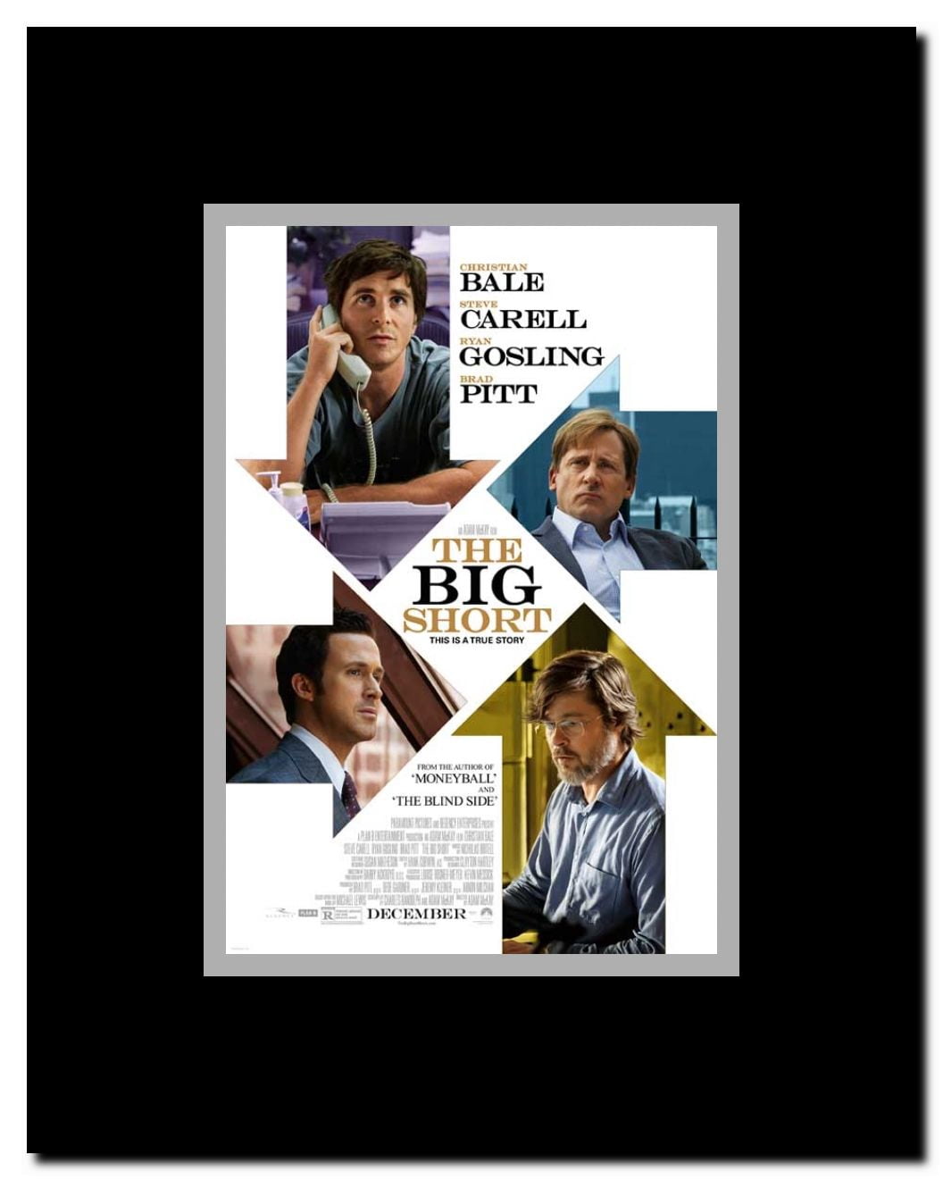 The Big Short Framed Movie Poster