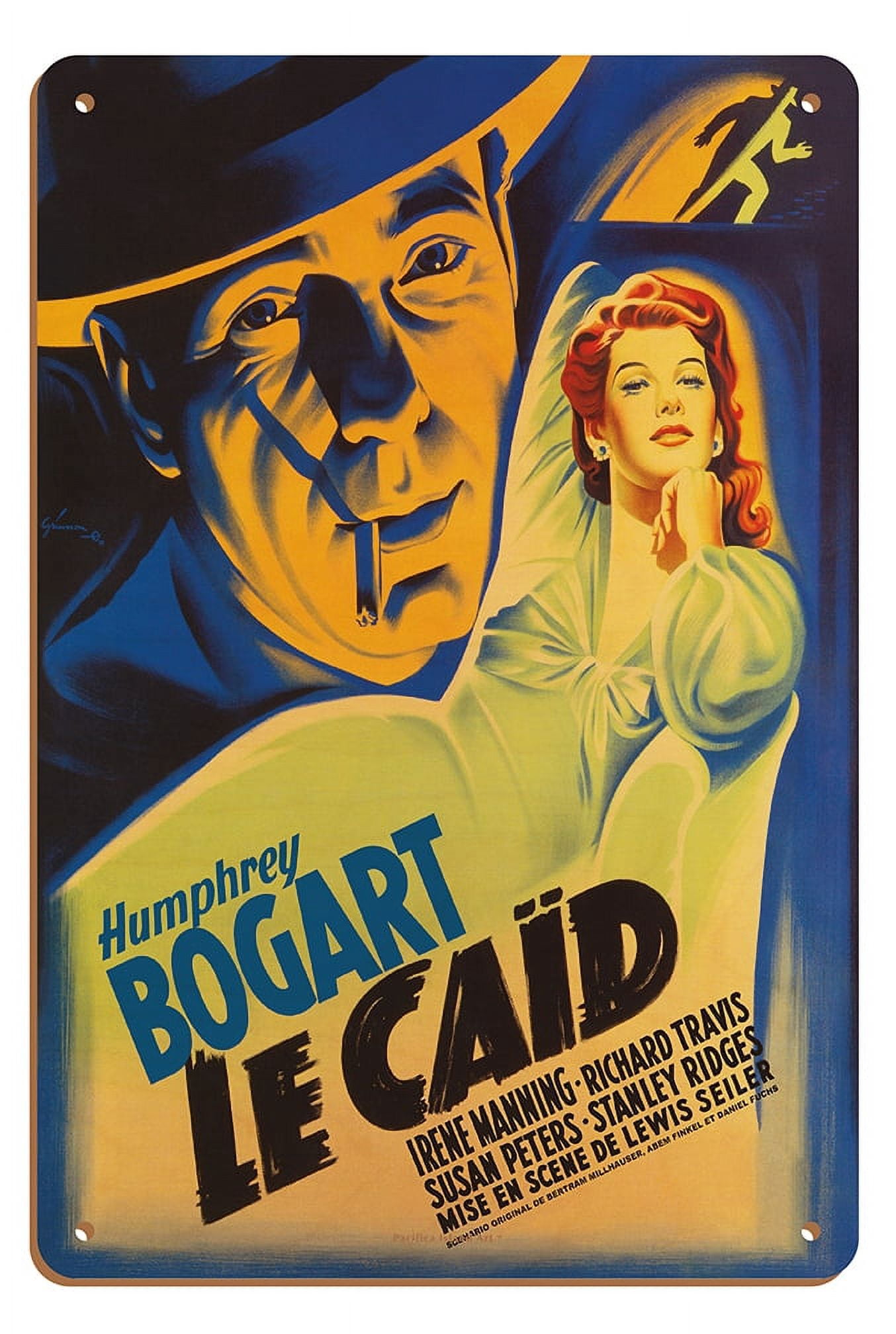 The Big Shot (Le Caid) - Staring Humphrey Bogart - Vintage French Film ...