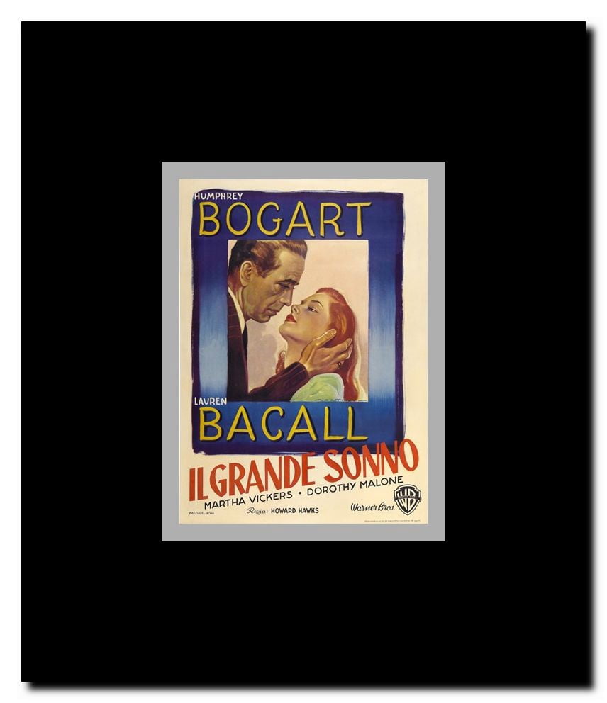 The Big Sleep Framed Movie Poster