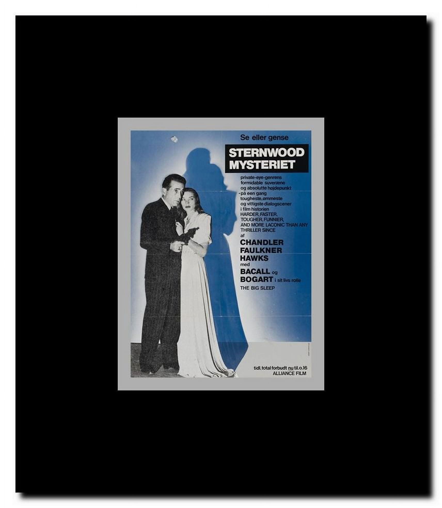 The Big Sleep Framed Movie Poster