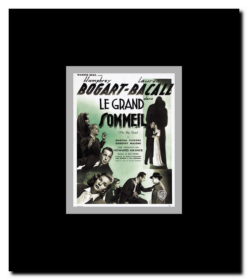 The Big Sleep Framed Movie Poster