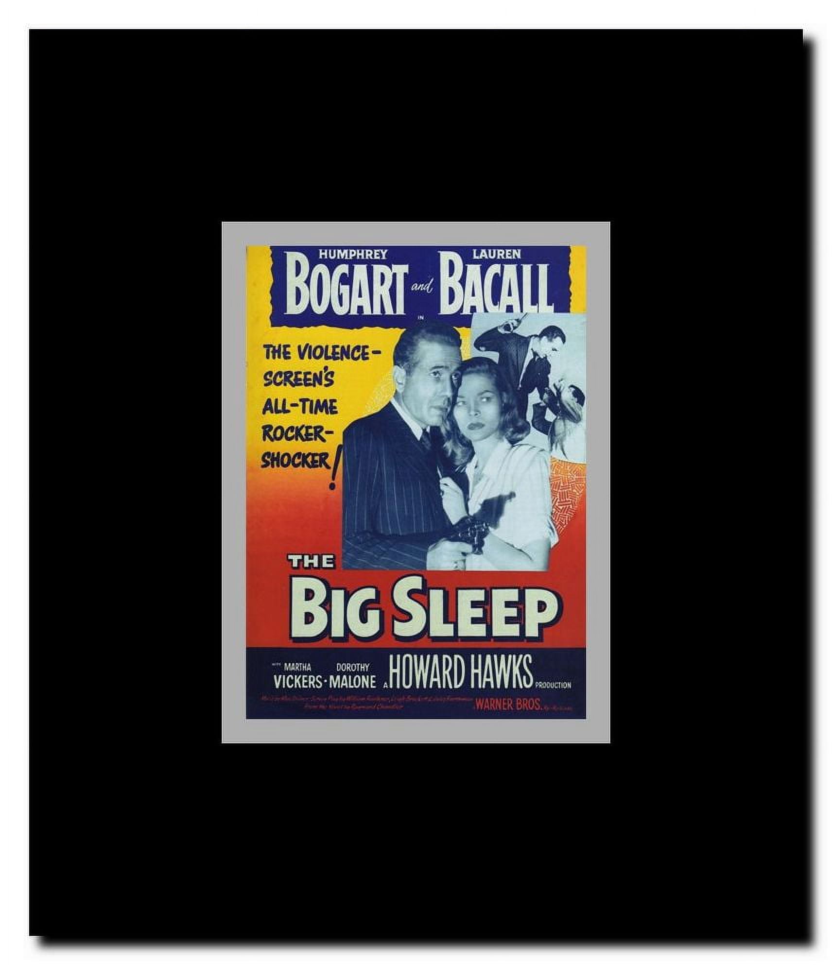 The Big Sleep Framed Movie Poster