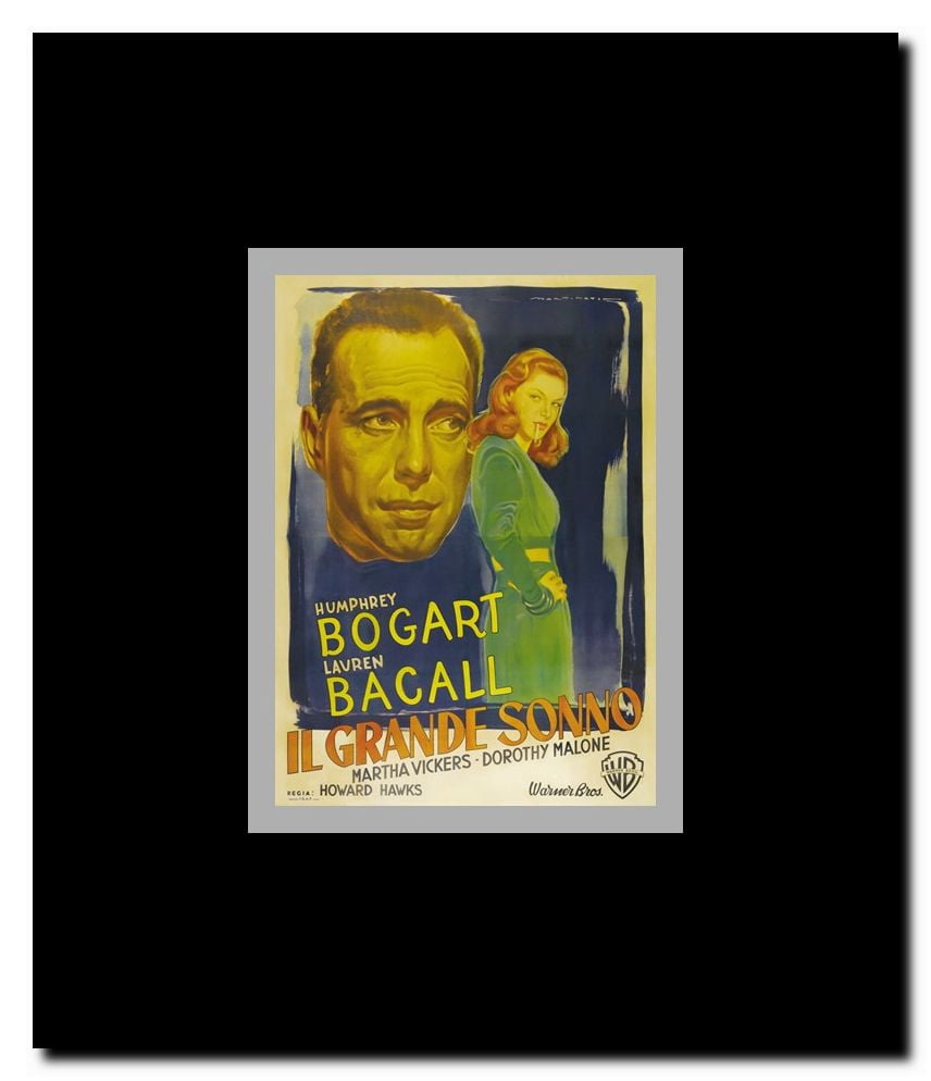 The Big Sleep Framed Movie Poster