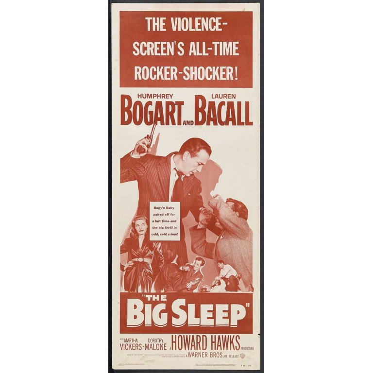 The Big Sleep - movie POSTER (Insert Style C) (14" x 36") (1946