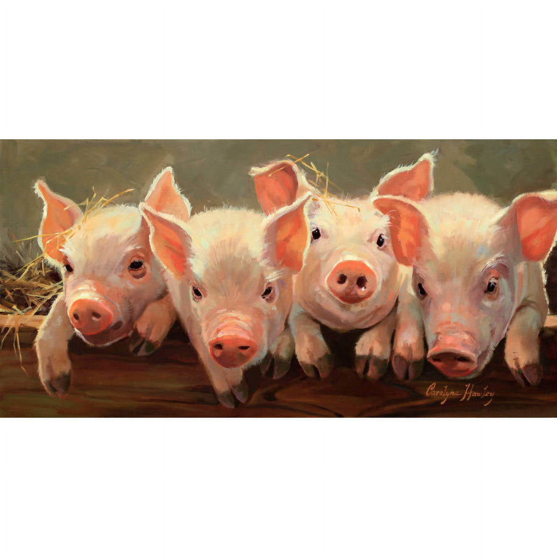 "The Big Squeeze" Painting Print on Wrapped Canvas