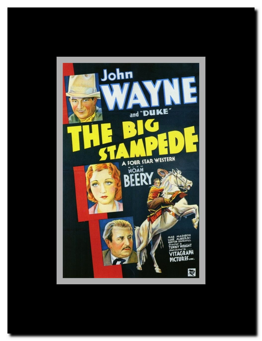 The Big Stampede Framed Movie Poster