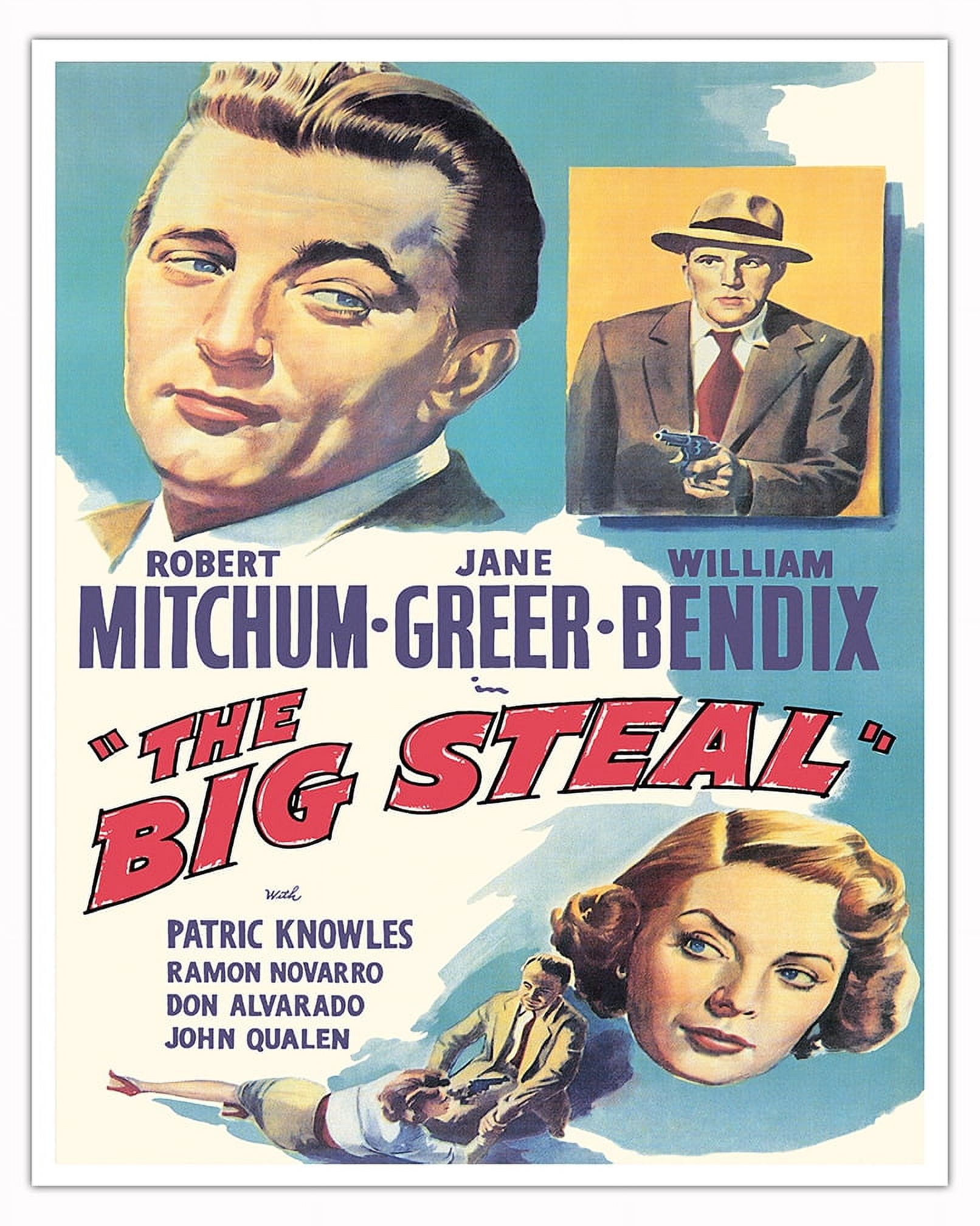 The Big Steal - Starring Robert Mitchum & Jane Greer - Vintage Film ...